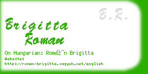 brigitta roman business card